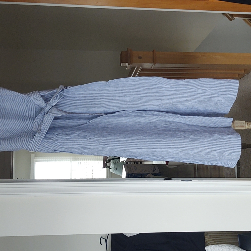 J Crew Pin Stripe Romper - Picture 2 of 6